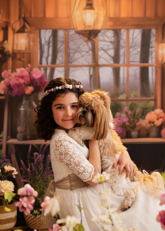 reportajes fotográficos de comunión en estudio y exteriores