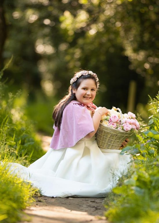 reportajes fotográficos de comunión en estudio y exteriores